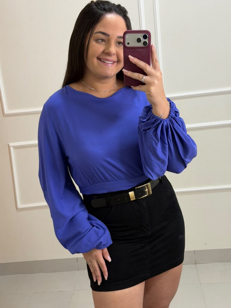 Blusa manga longa
